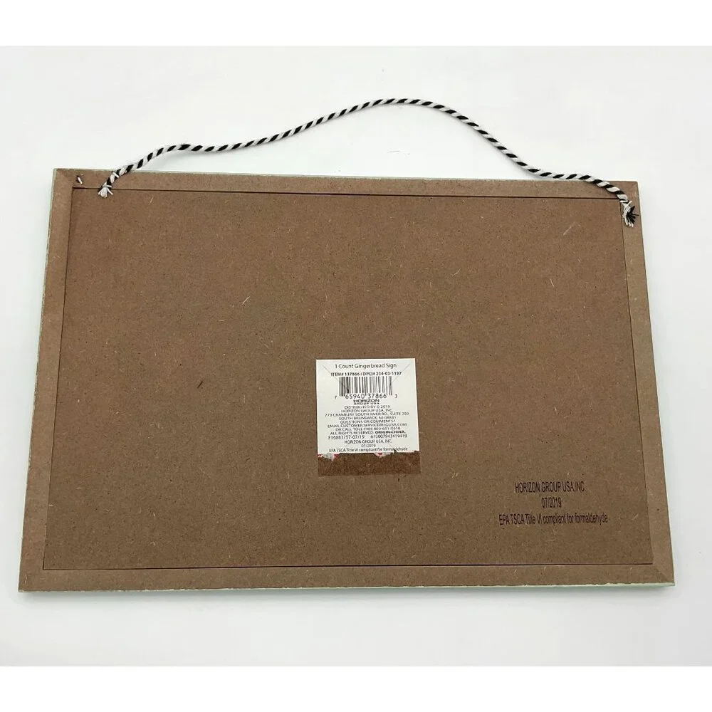 Target Discontinued Wooden Christmas 'Gingerbread Baking Co' Hanging Sign